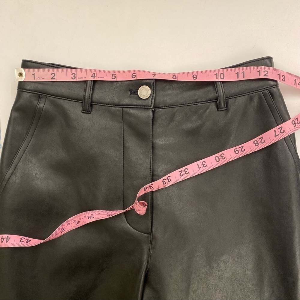Aritzia || Wilfred Free Modern Cargo Pant Black Faux Leather 0 - Picture 10 of 12